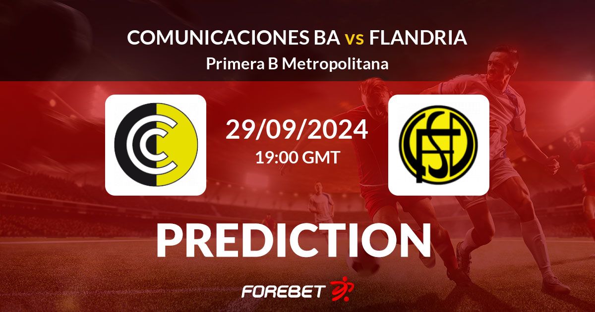 Comunicaciones BA vs Flandria Prediction, Stats, H2H 29 Sep 2024