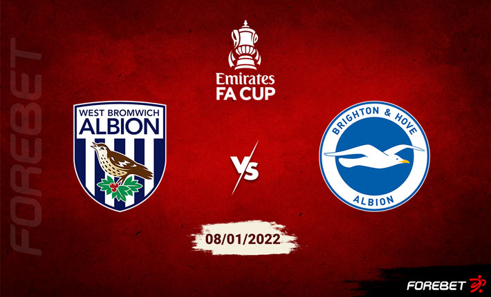 Brighton & Hove Albion Face Test at Championship West Bromwich Albion in FA Cup
