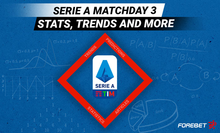 Serie A Matchday 3 Insight: Stats, Trends, and More