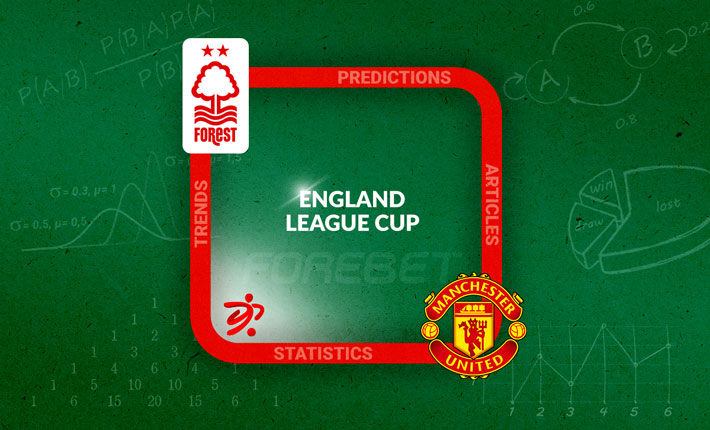 Man Utd to gain narrow first-leg advantage over Forest in Carabao Cup semi-final