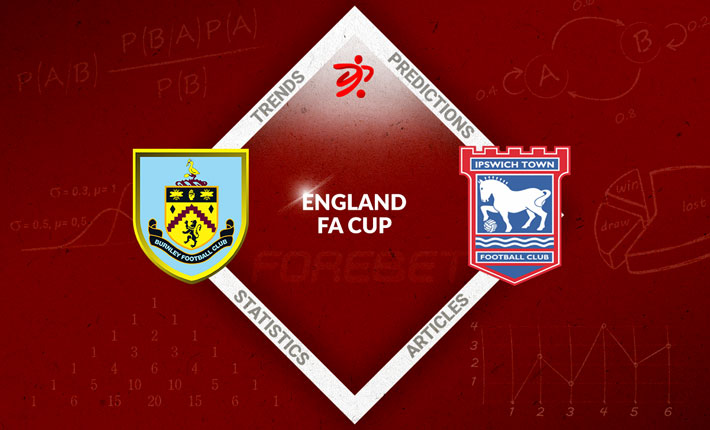 Championship Leaders Burnley Host Ipswich Town in FA Cup Replay