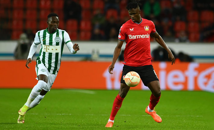 Ferencvarosi TC v Bayer 04 Leverkusen: Round of 16 Leg Two - UEFA Europa  League Adama Traore