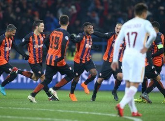 Shakhtar to hold Roma in the Champions League