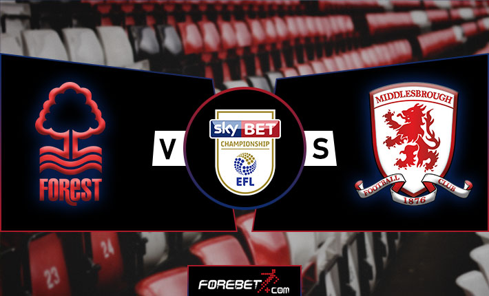 Nottingham Forest to clinch the points against Middlesbrough
