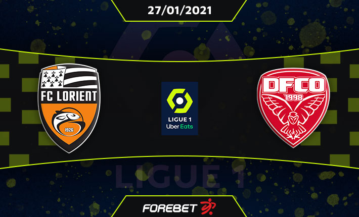 Lorient and Dijon battle it out in Ligue One relegation clash