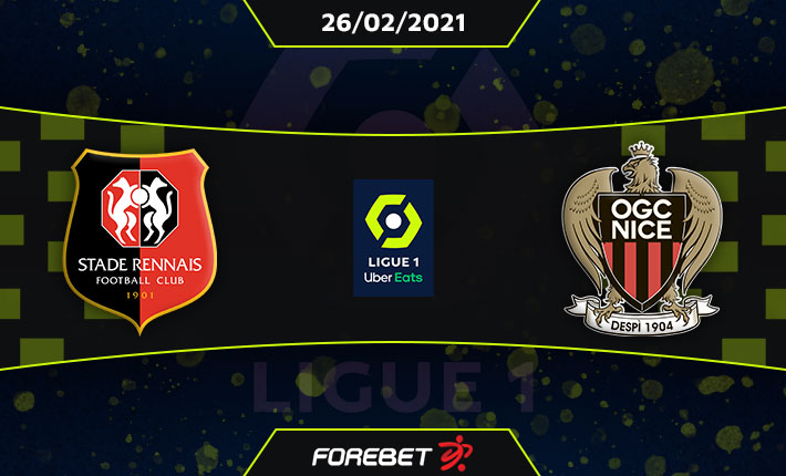 Rennes expected to grab the points against Nice