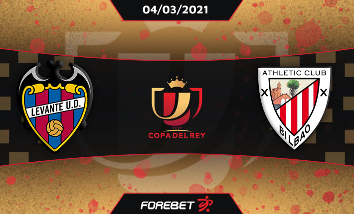Copa del Rey semifinal second between Levante and Athletic Club set for stalemate